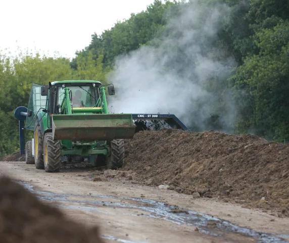 Výroba zahradnických substrátů v kompostárně ECOWOOD